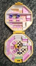 Polly Pocket Mini 1990 Hairdressing Salon Frieseur Frisör 100% Bluebird Rar