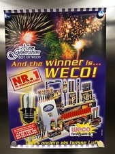 WECO Feuerwerk Poster Plakat