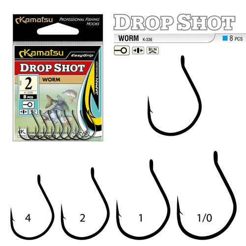 Kamatsu 336 drop shot - drop, worm
