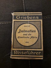 Grieben band 161 1928 Dalmatien