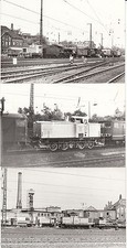 3 x DR Foto BR 102 029-6 Diesellok und Werklok    ( 70462