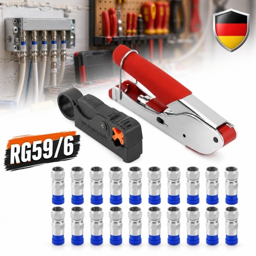 Rg59 kompressionszange set - kompressionszange,