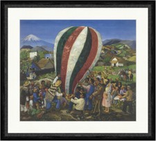 Der Ballon Ramon Cano Manilla 1930 Mexiko Poncho Dorf Faks_Plakatwelt 1376