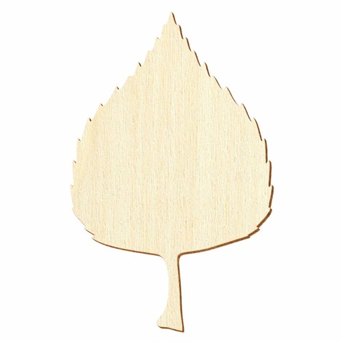 Holz birkenblatt deko - birkenblatt,