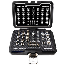 Torx Bit Nüsse SET STECKSCHLÜSSEL NUSS SATZ 3/8 1/4 INNEN AUßEN 35TLG