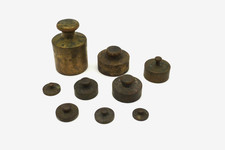 Waage Gewichte alt Gewichteset