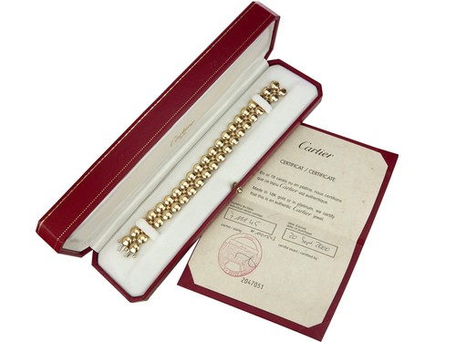 Cartier draperie armband k - draperie, 18