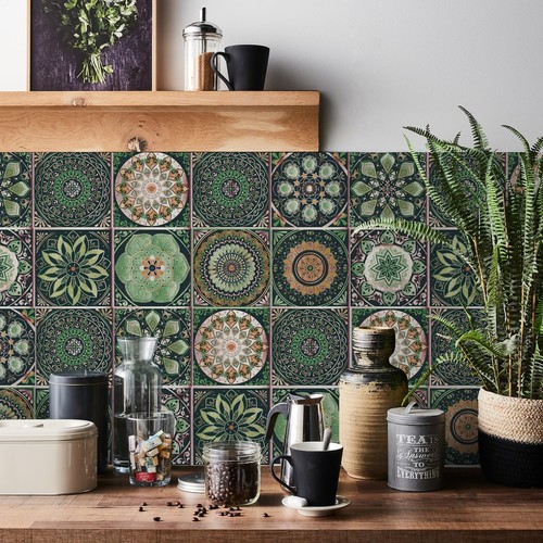 Fliesenaufkleber mosaik - fliesenaufkleber,