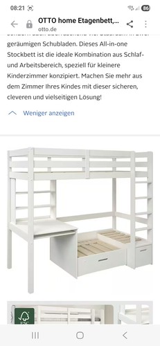 Das hochbett mit - das,