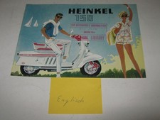 Heinkel 150 2 Takt 14.00 Prospekt englisch