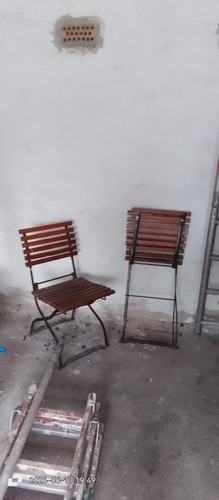Garten klappstuhl - 2x, garten-klappstuhl