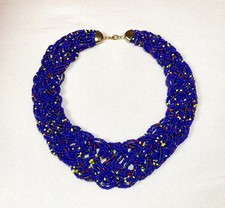 Perlenkette Zopfmuster