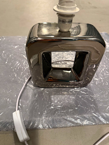 Tischlampe chrom silber - tischlampe, chrom/silber