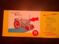 Original Prospekt LANZ Umbau Bulldog