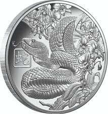 1 $ Dollar Lunar - Year of the Snake - Schlange Niue Island 1 oz Silber PP 2025