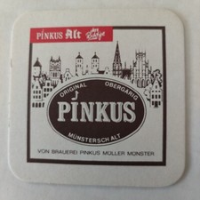 Alter Bierdeckel - PINKUS ALT