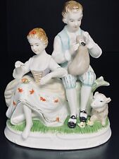 Porzellan Figuren Paar Dame