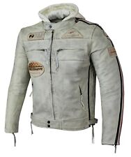 NEU Herren Motorrad Lamm Leder