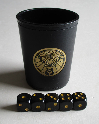 Jägermeister würfelbecher - jägermeister,