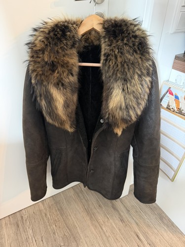 Wintermantel dunkelbraun - in,
