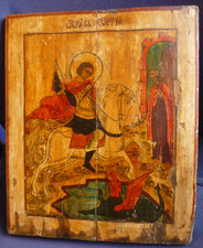 Ikone original russisch alt antik 18. Jhd Holz selten Russland orthodox? Ikone 2