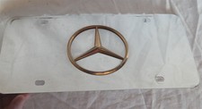 Vtg Gold Mercedes Benz emblem
