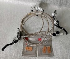 HOPE TECH EVO M4 SCHEIBENBREMSEN SET HYDRAULISCH VORNE / HINTEN ENTLÜFTUNG EXTRA BELÄGE z528