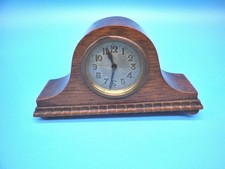 Kaminuhr Wecker Holz antik mit