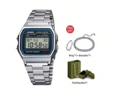 Casio  A158W Uhr Schwarz