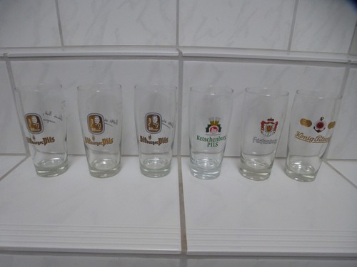 Verschiedene biergläser 3 - 6,