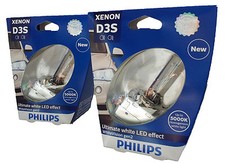 D3S PHILIPS WhiteVision 5000K 42403WHV2S1 Xenon Scheinwerfer +120 2 Stück AD