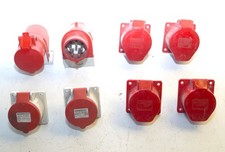 8x CEE Anbau Stecker Dosen 16A
