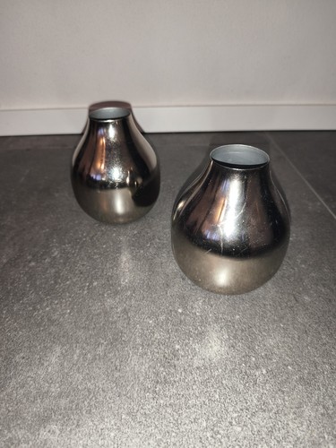 Metallvasen verchromt - metallvasen,