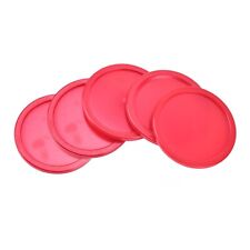 5 Stücke Langlebige Mini Air Hockey Tisch Pucks 51mm Puck Kinder Tisch Rot