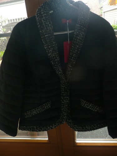 Steppjacke mit bouclé - steppjacke,