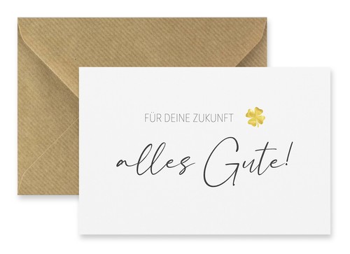 Edle grußkarte abschied - edle,