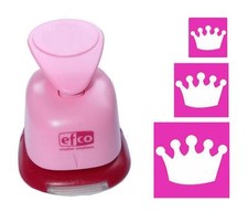 Motiv-Stanzer Krone Prinzessin, S -L Auswahl, Motivlocher Efco Craft Punch 508