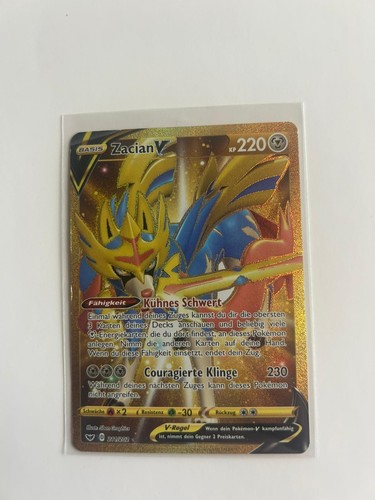 Pokemon karte zacian gold - zacian,