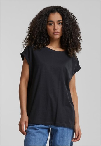 Ladies extended shoulder tee - extended,
