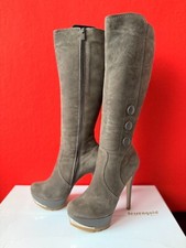FERSENGOLD Berlin 1819.09 Wildleder Stiefel Grau 40