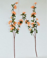 Sanddornzweig Sanddornbeeren 2 Deko Zweige Früchte Beeren aus Styropor 