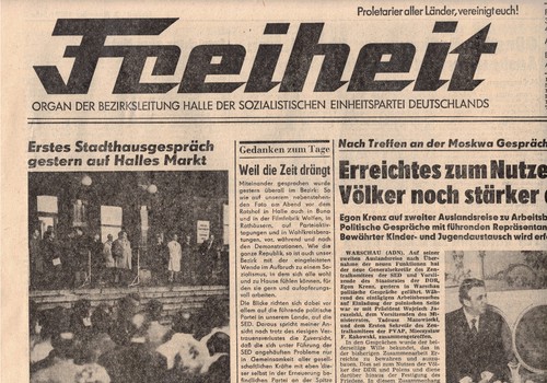 Ddr zeitung freiheit - ddr, halle