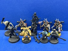 5 Chaos Marines + 2 Beastmen +