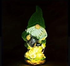 LED Gartenwichtel Solar Lampe