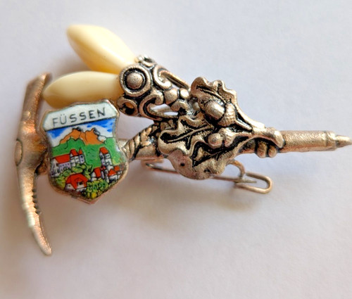 Anstecknadel andenken füssen - anstecknadel,