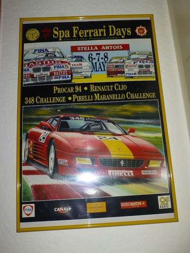 Ferrari 348 challenge poster - challenge,