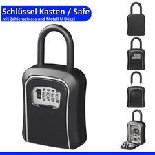 Schlüssel Kasten Box Safe Tresor mit Zahlenschloss U-Bügel Camping KFZ Wohnmobil