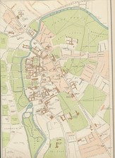 KARTENTELLER 68 "Cambridge" aus dem Royal Atlas of England & Wales 35 cm x 23 cm;