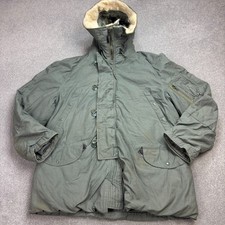 N 3B Jacke Erwachsene Large grün Army extrem kalt Parka Schnorchel Outdoor Kapuze Herren*
