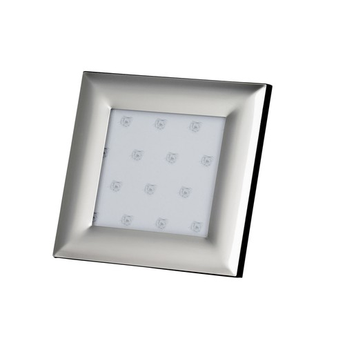 Fotorahmen 9x9cm versilbert